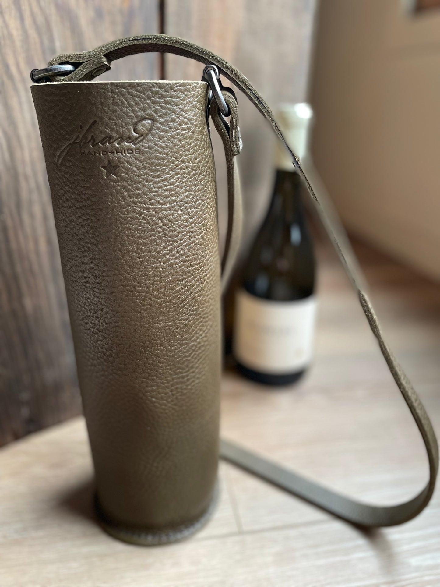 Wine Bottle Carrier – Olive