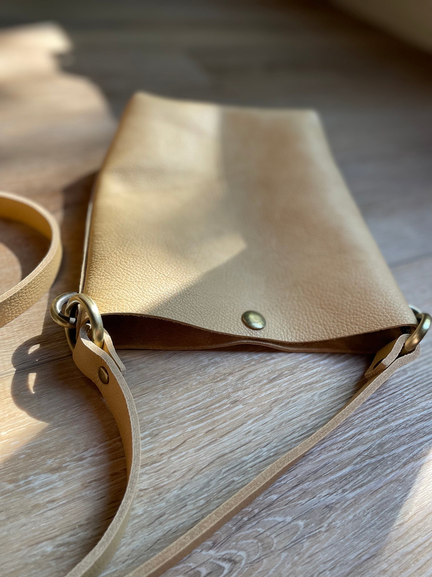 Small Crossbody/Shoulder Bag - Sand