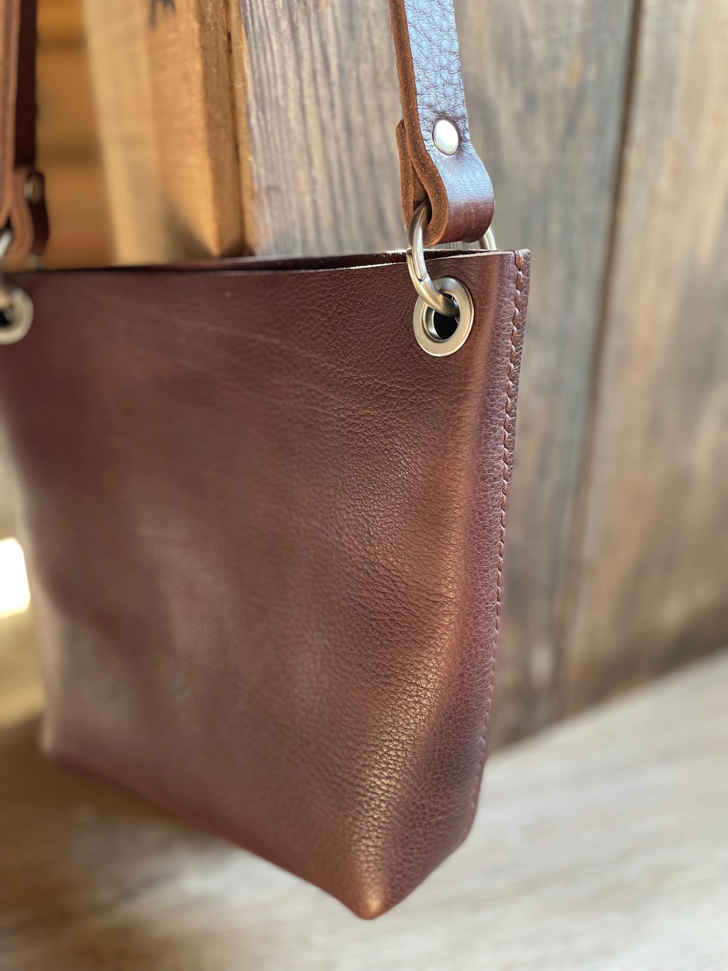 Small Crossbody/Shoulder Bag - Chocolate