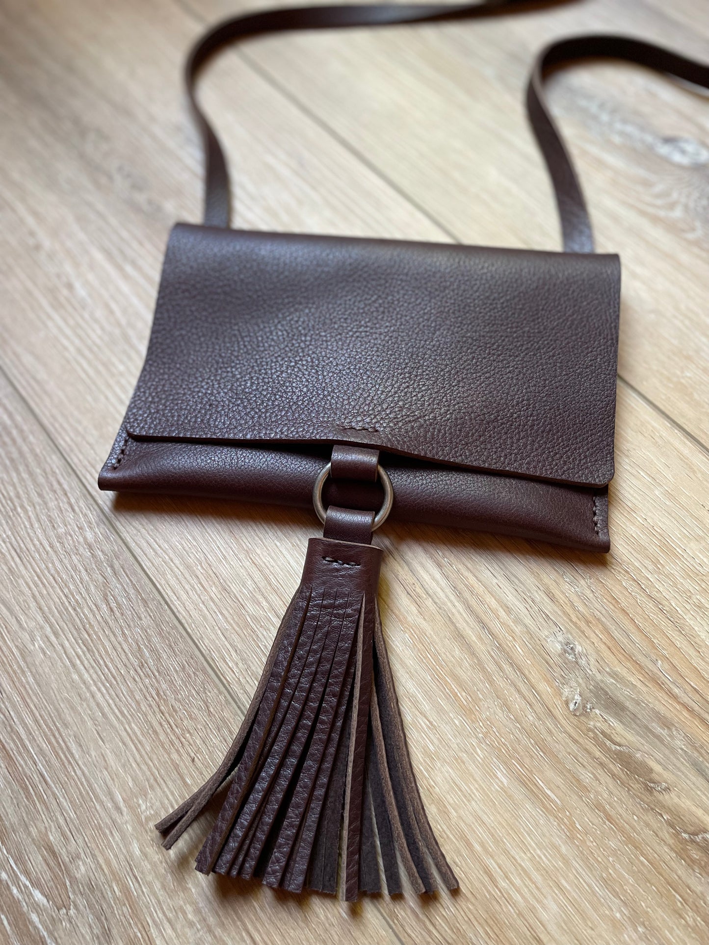 Small Envelope Crossbody/Shoulder Bag - Chocolate