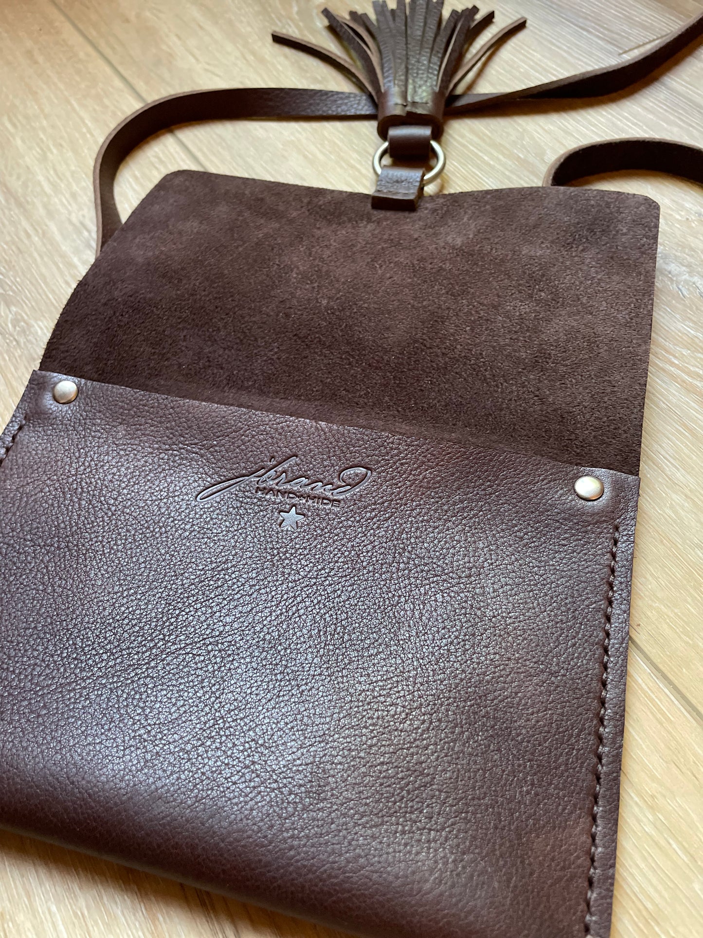 Small Envelope Crossbody/Shoulder Bag - Chocolate
