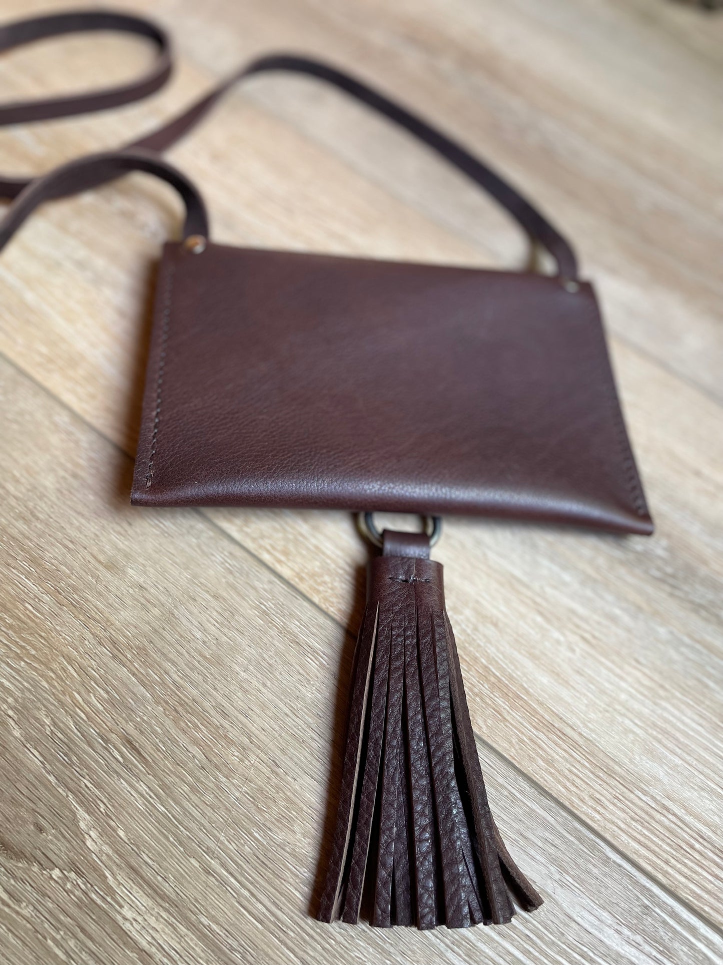 Small Envelope Crossbody/Shoulder Bag - Chocolate