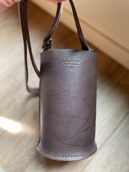 Small Bucket Crossbody - Brown Bullhide