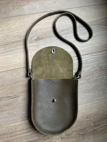 Medium Horseshoe Bag - Olive