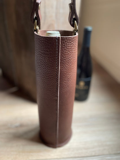 Wine Bottle Carrier – Chestnut