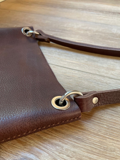 Small Crossbody/Shoulder Bag - Chocolate