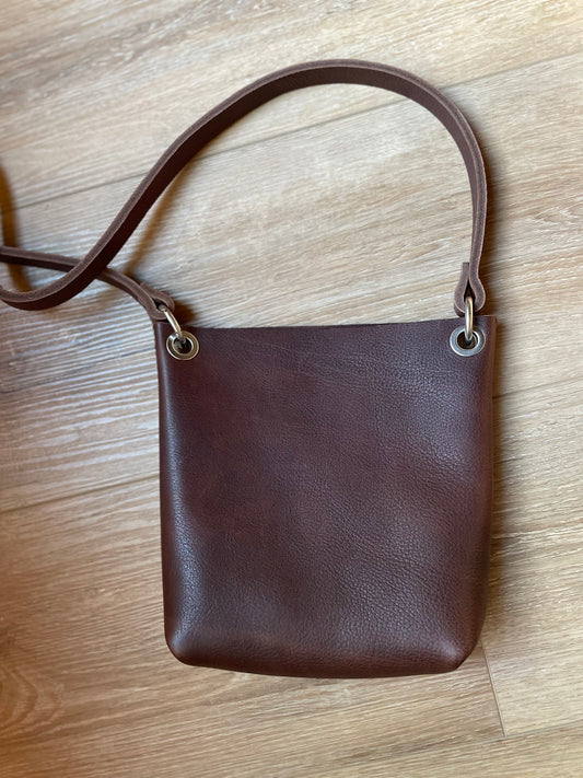 Small Crossbody/Shoulder Bag - Chocolate