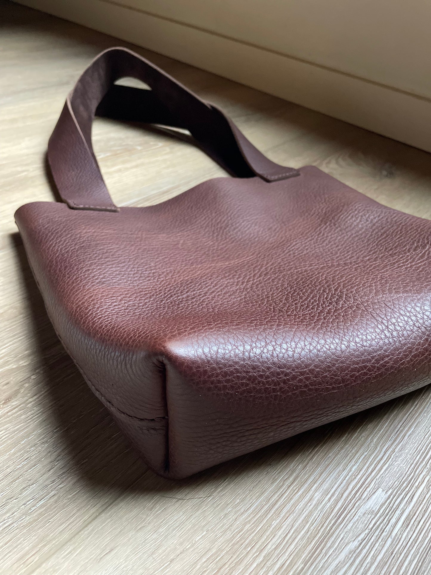 Small Tote - Chocolate Merlot