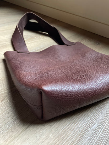Small Tote - Chocolate Merlot
