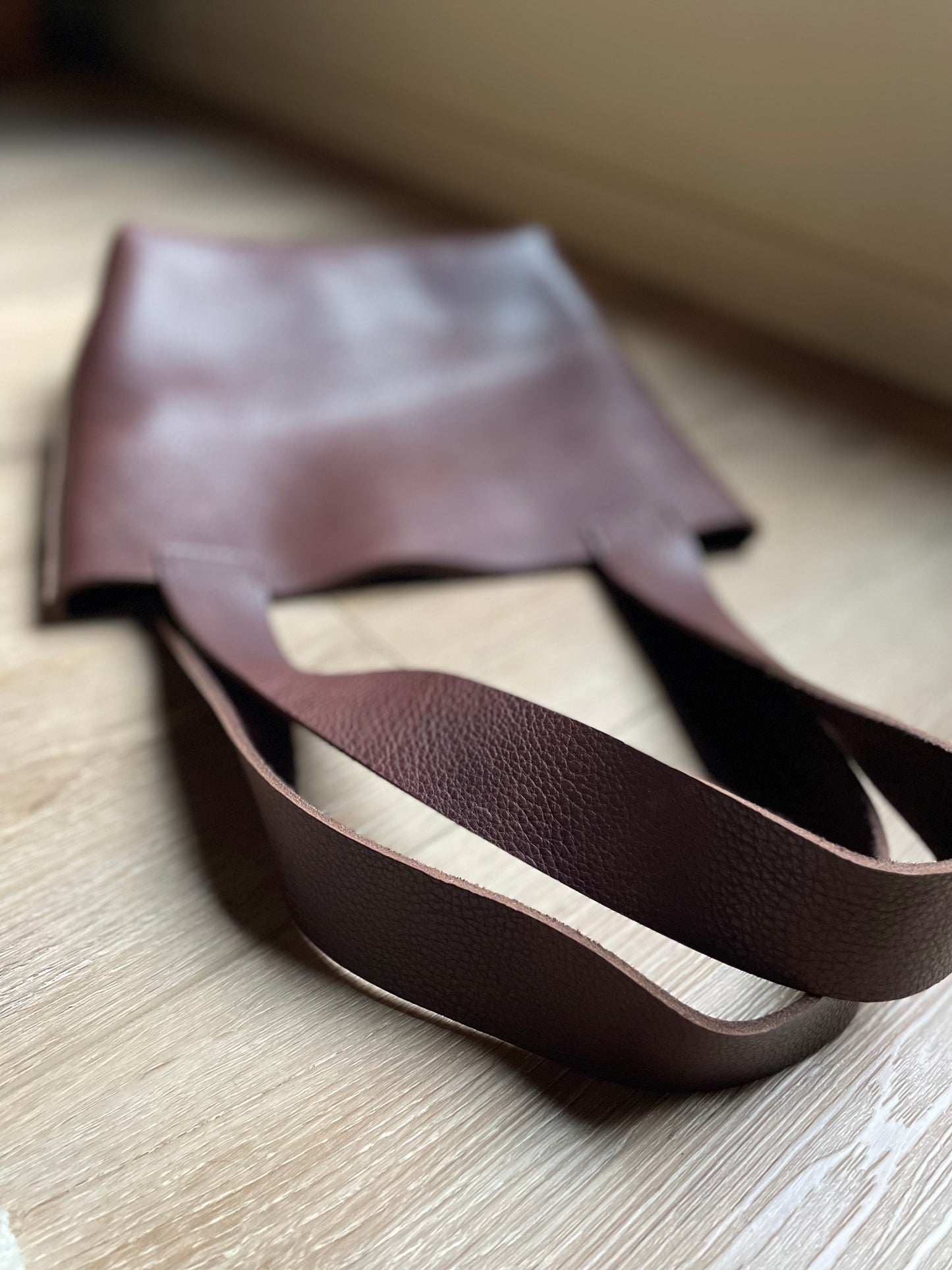 Small Tote - Chocolate Merlot