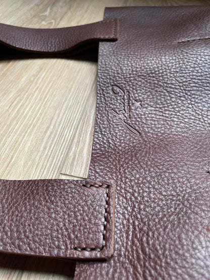 Small Tote - Chocolate Merlot