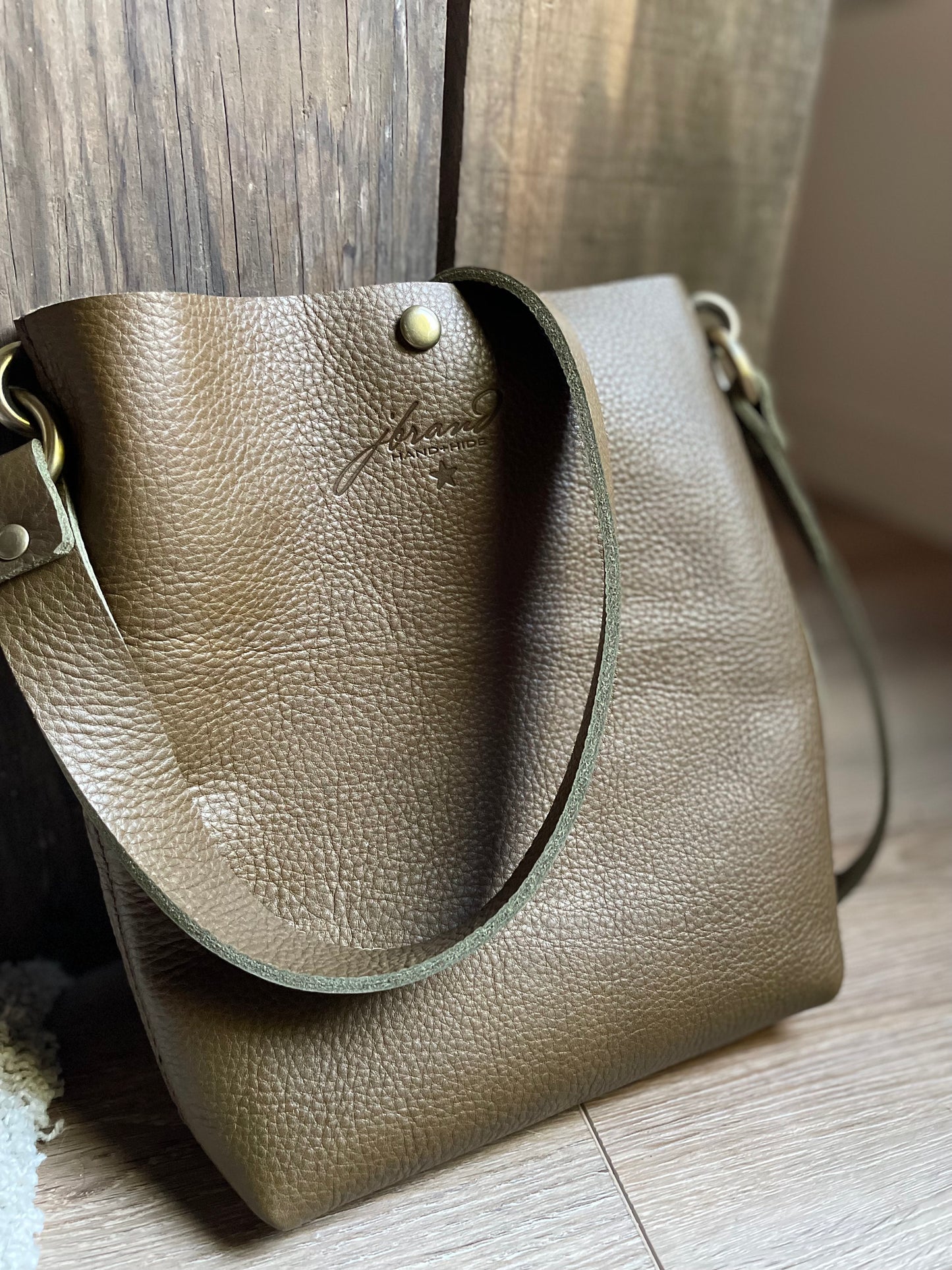 Small Crossbody/Shoulder Bag - Deep Olive