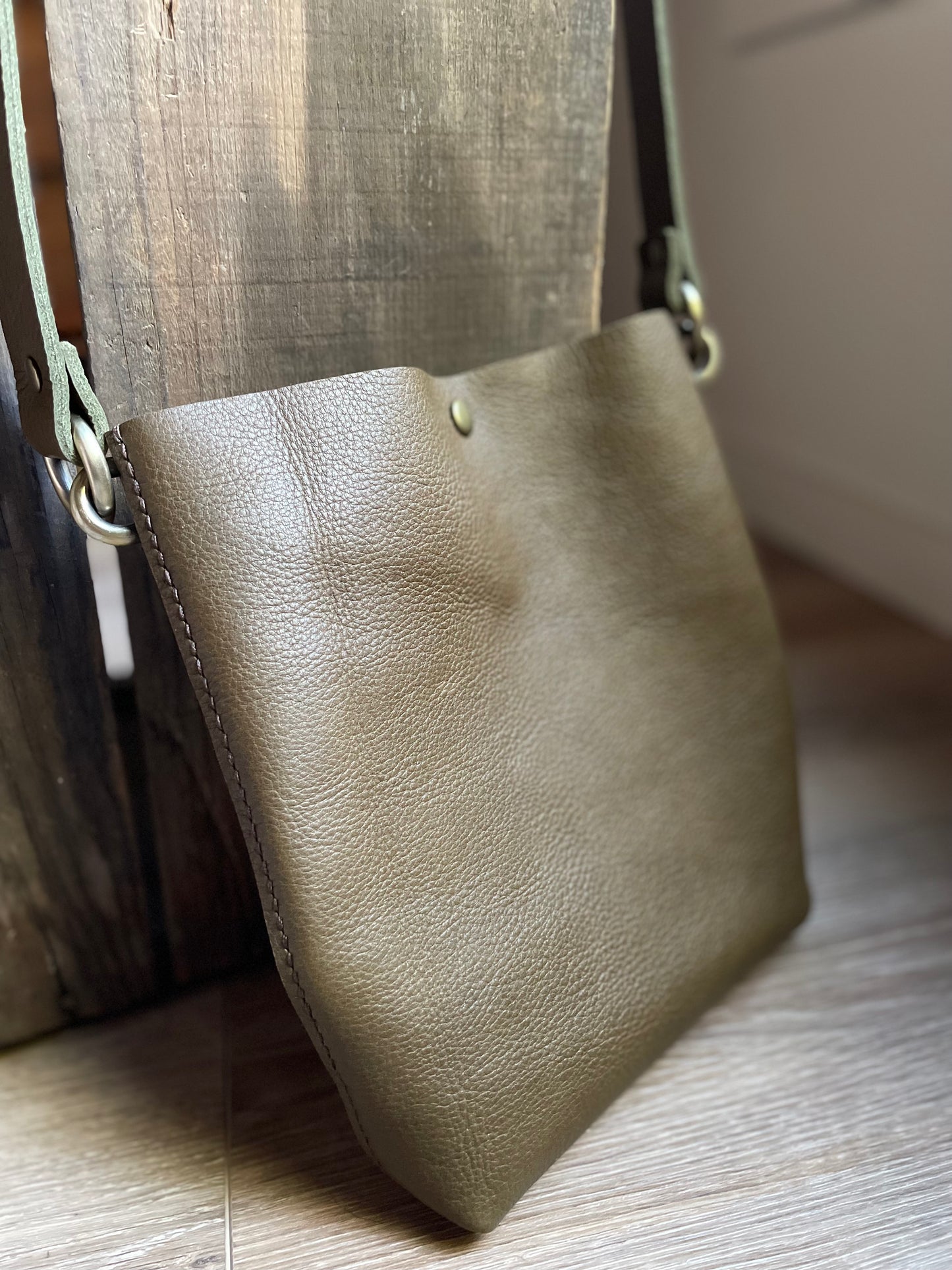 Small Crossbody/Shoulder Bag - Deep Olive