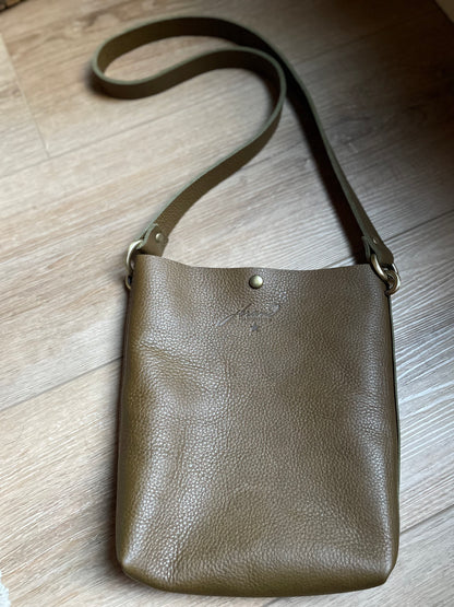 Small Crossbody/Shoulder Bag - Deep Olive