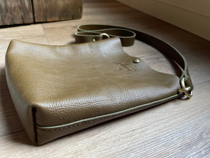 Small Crossbody/Shoulder Bag - Deep Olive